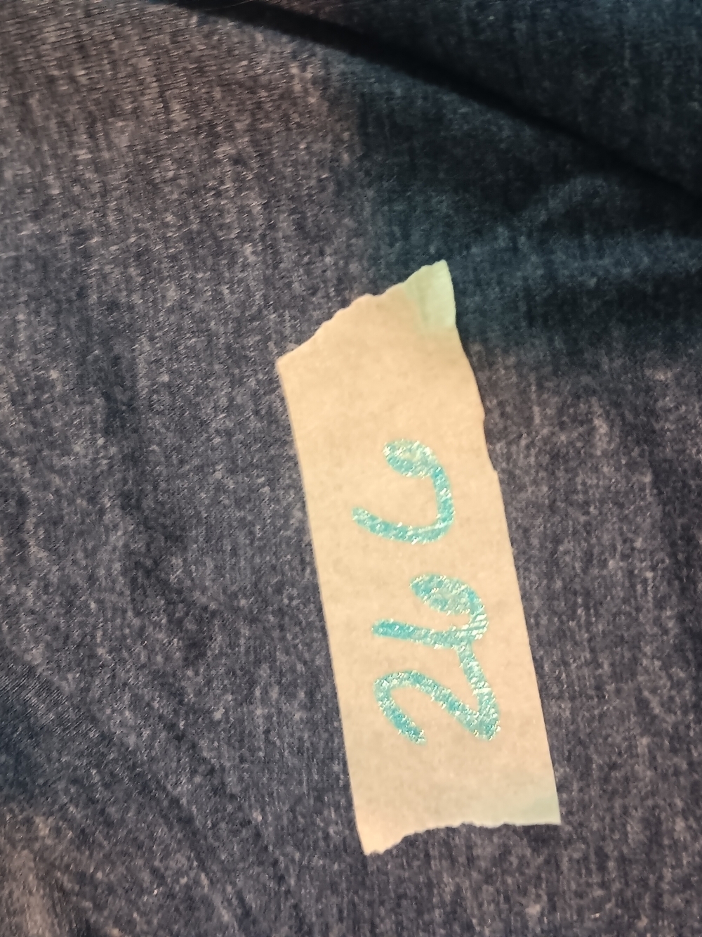 Hello Darkness Graphic Tee - Blue - Picture 4 of 4